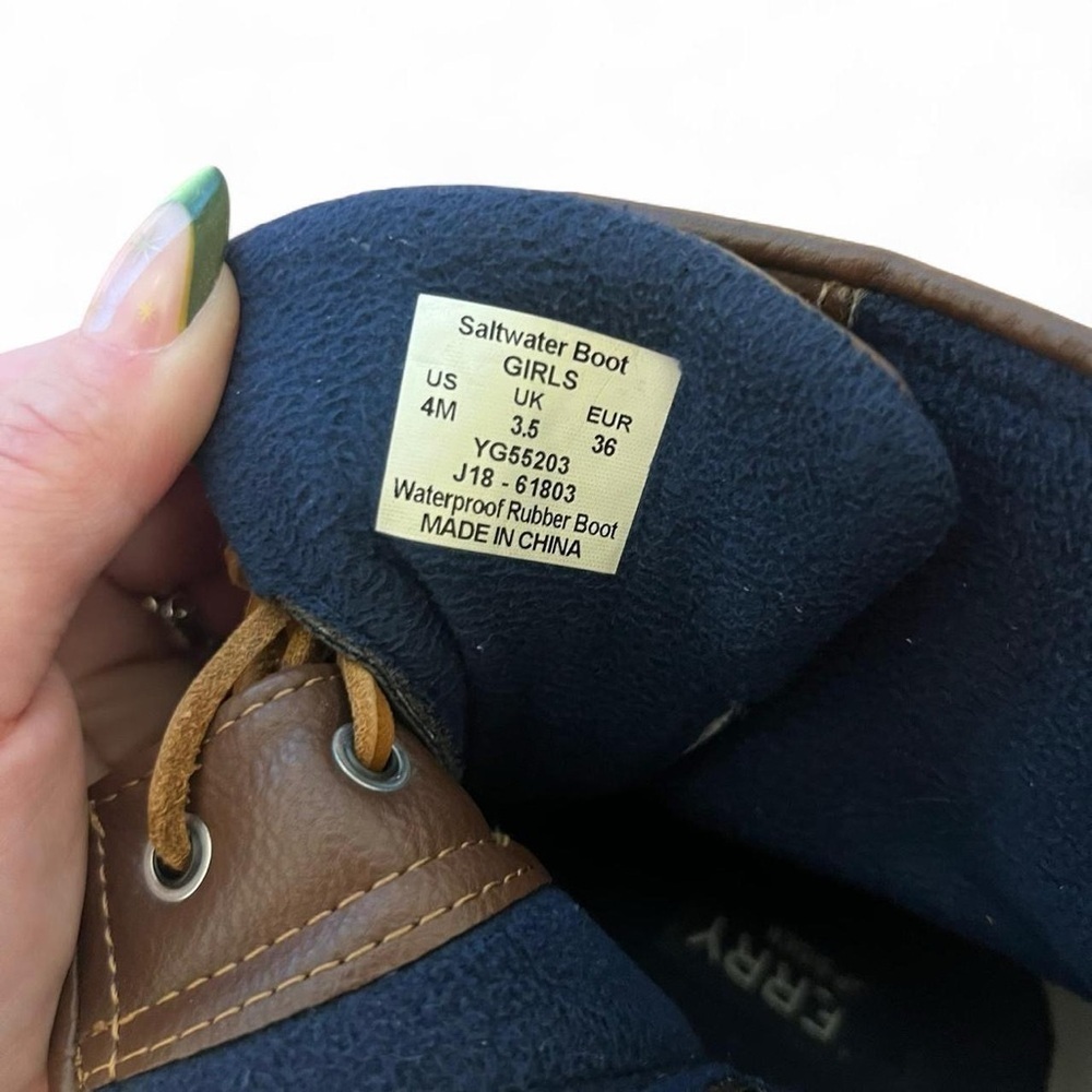 Girl’s Sperry duck boots - Picture 8 of 8
